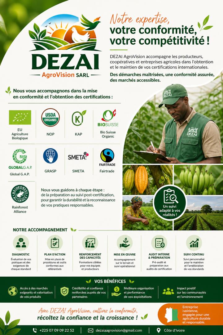 Certifications agricoles